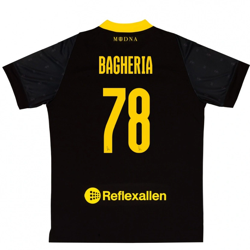 Danxen Damen Fabrizio Bagheria #78 Trikot Schwarz Gelb Torwarttrikot 2025/26