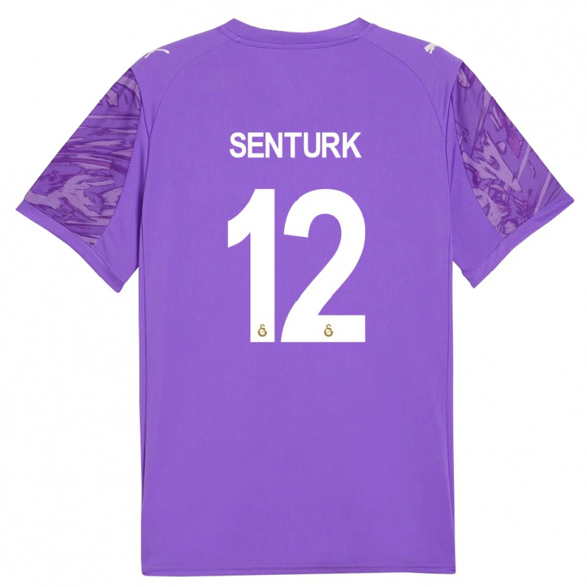 Danxen Damen Haktan Şentürk #12 Trikot Lila Weiß Torwarttrikot 2025/26
