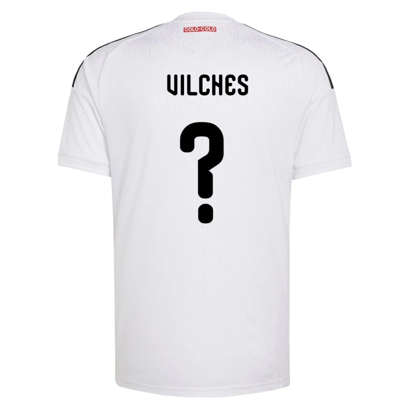Danxen Kinder Patricio Vilches #0 Weiß Schwarz Heimtrikot Trikot 2026/27 T-Shirt