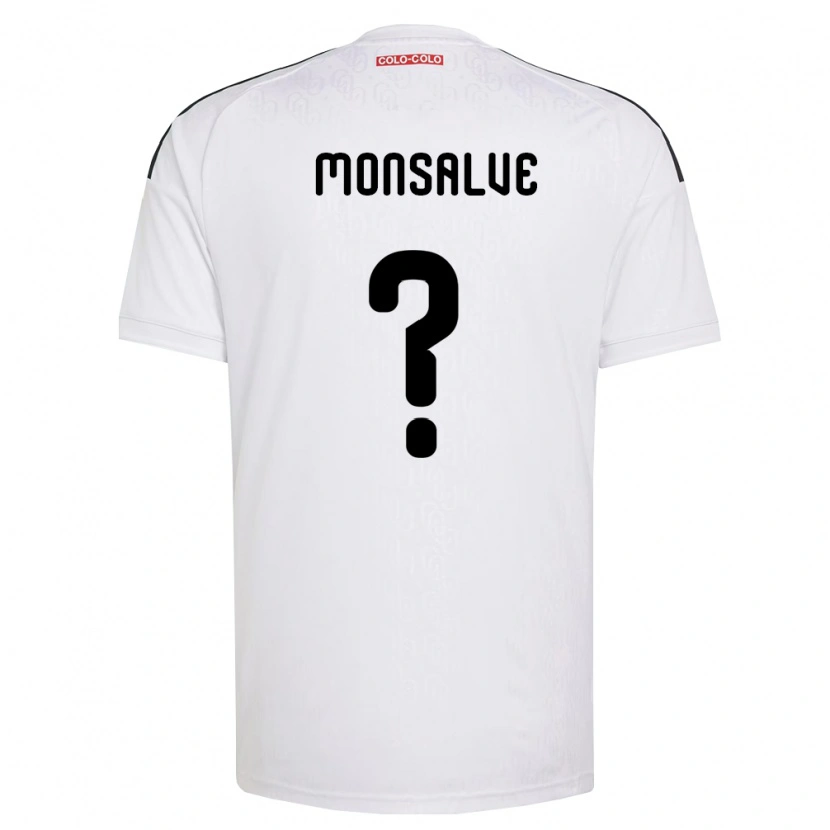 Danxen Kinder Gaspar Monsalve #0 Weiß Schwarz Heimtrikot Trikot 2026/27 T-Shirt