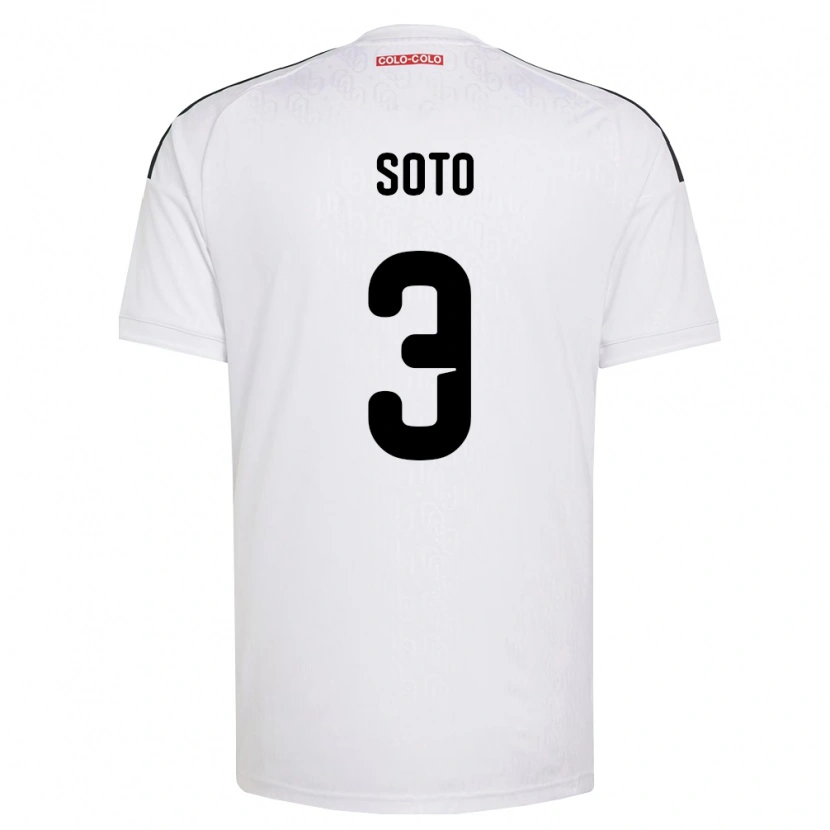 Danxen Kinder Rocío Soto #3 Weiß Schwarz Heimtrikot Trikot 2026/27 T-Shirt