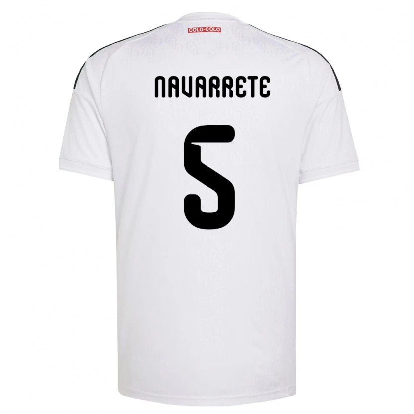 Danxen Kinder Martín Navarrete #5 Weiß Schwarz Heimtrikot Trikot 2026/27 T-Shirt