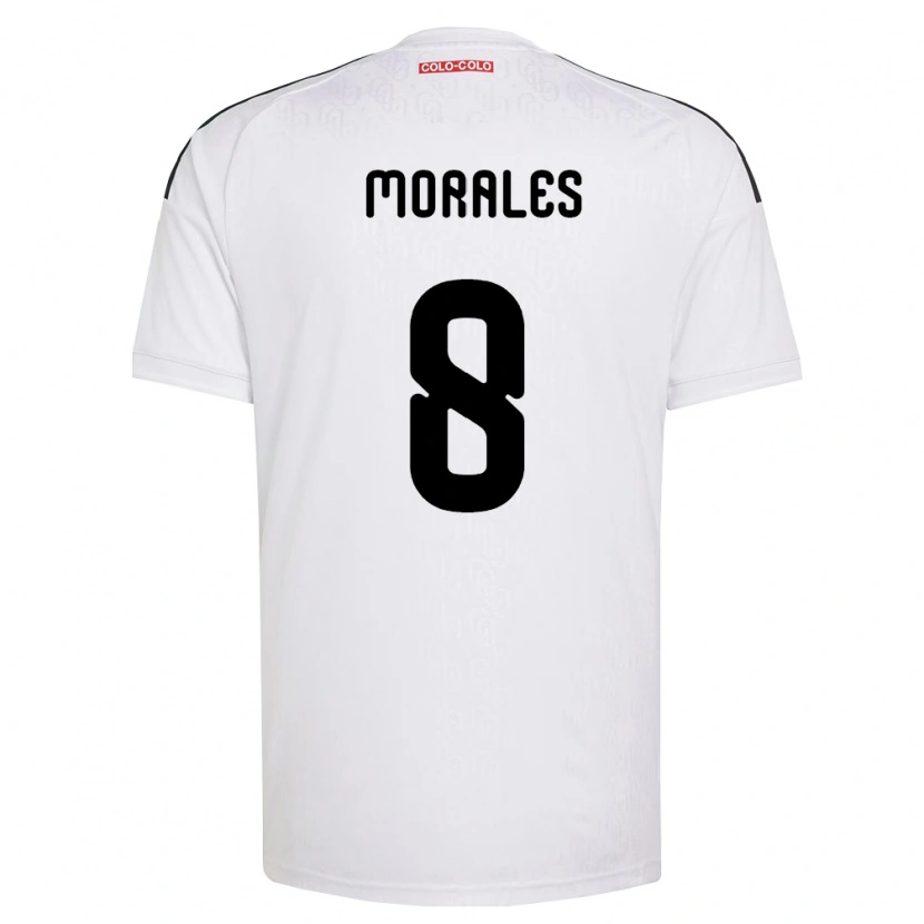 Danxen Kinder Cristopher Morales #8 Weiß Schwarz Heimtrikot Trikot 2026/27 T-Shirt