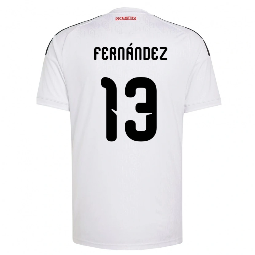Danxen Kinder Matías Fernández #13 Weiß Schwarz Heimtrikot Trikot 2026/27 T-Shirt