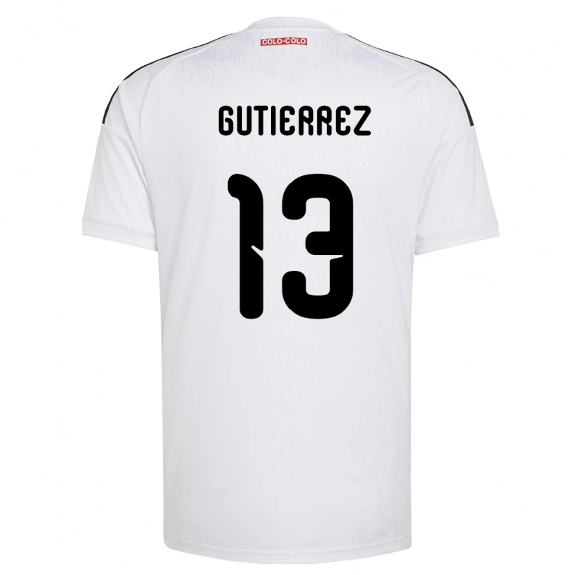 Danxen Kinder Bruno Gutiérrez #13 Weiß Schwarz Heimtrikot Trikot 2026/27 T-Shirt