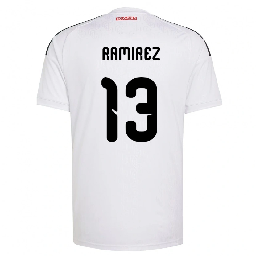 Danxen Kinder Fernanda Ramírez #13 Weiß Schwarz Heimtrikot Trikot 2026/27 T-Shirt