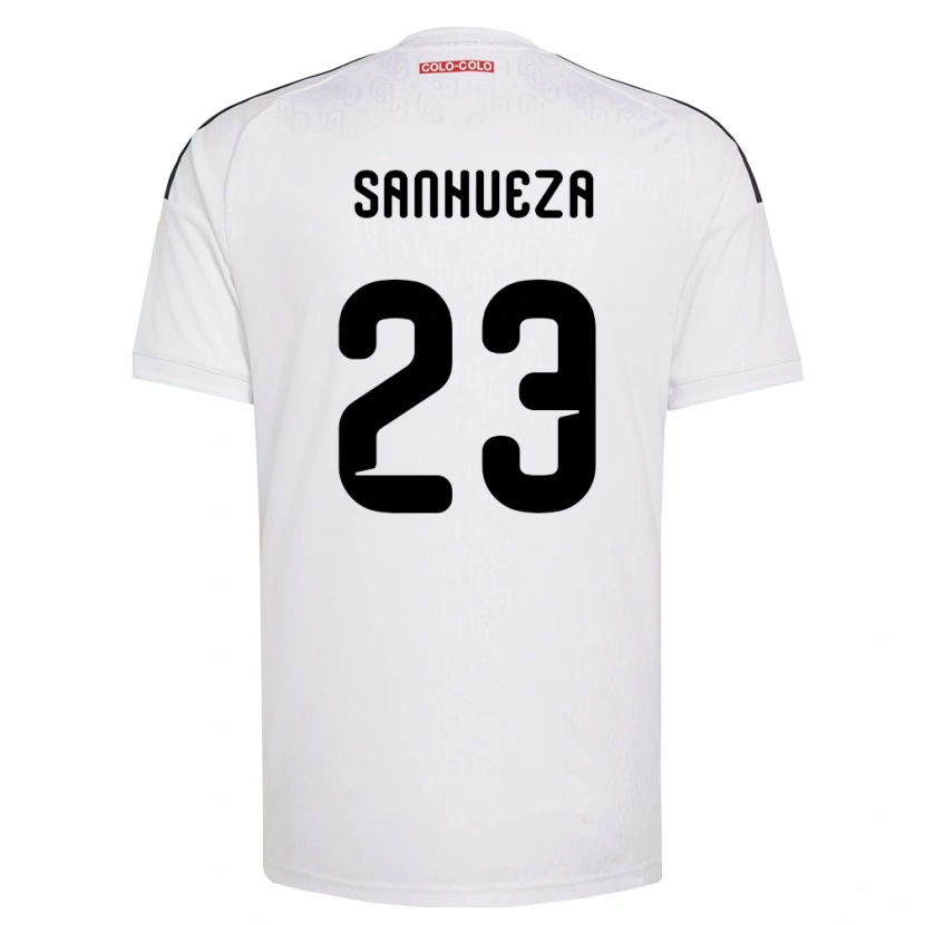 Danxen Kinder Nicol Sanhueza #23 Weiß Schwarz Heimtrikot Trikot 2026/27 T-Shirt