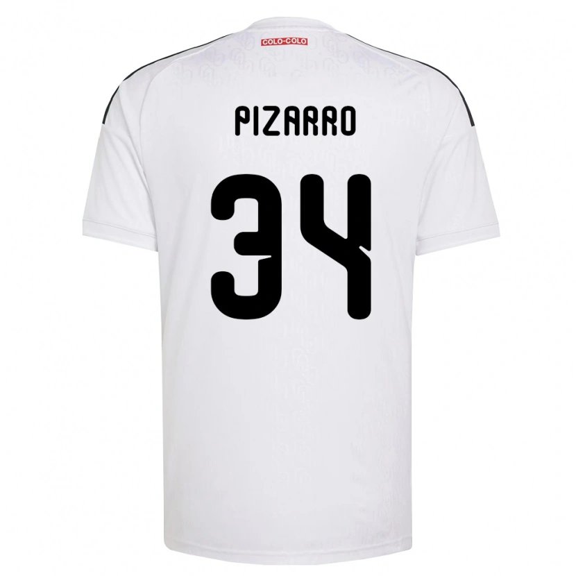 Danxen Kinder Vicente Pizarro #34 Weiß Schwarz Heimtrikot Trikot 2026/27 T-Shirt