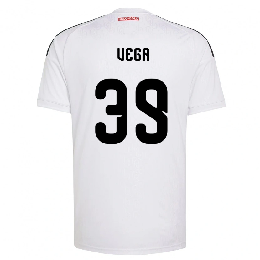 Danxen Kinder Sebastián Vega #39 Weiß Schwarz Heimtrikot Trikot 2026/27 T-Shirt