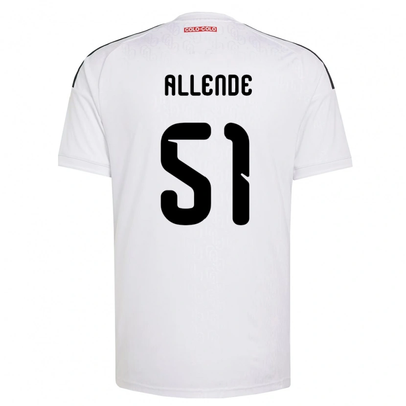 Danxen Kinder Pierre Allende #51 Weiß Schwarz Heimtrikot Trikot 2026/27 T-Shirt