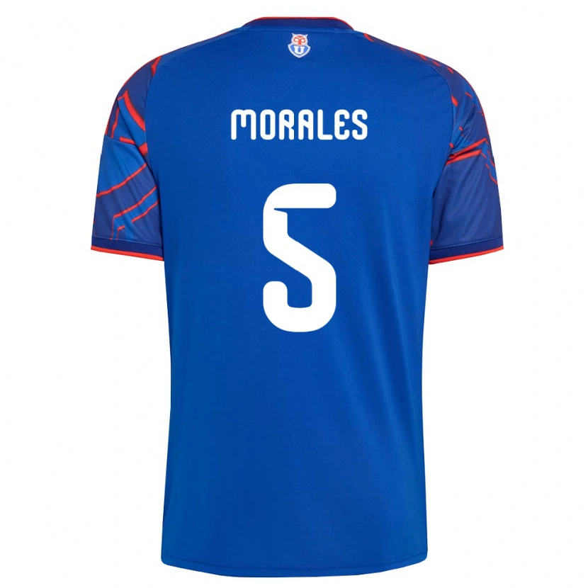 Danxen Kinder Mariana Morales #5 Königsblau Rot Heimtrikot Trikot 2026/27 T-Shirt