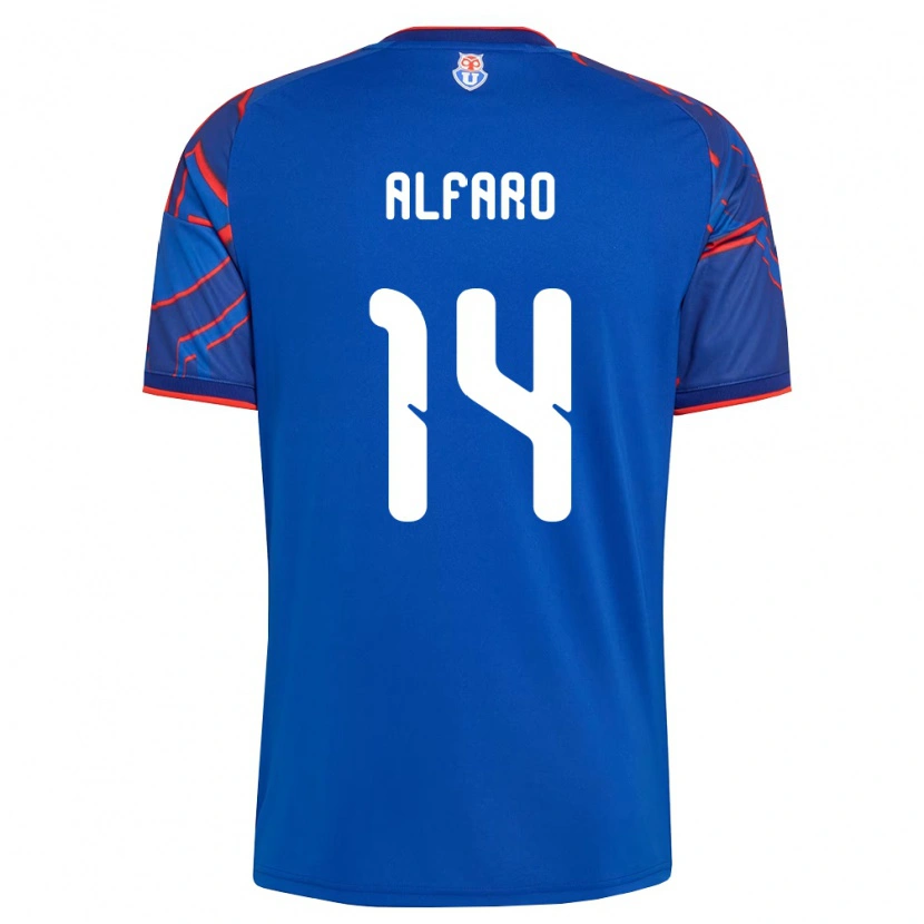 Danxen Kinder Julián Alfaro #14 Königsblau Rot Heimtrikot Trikot 2026/27 T-Shirt