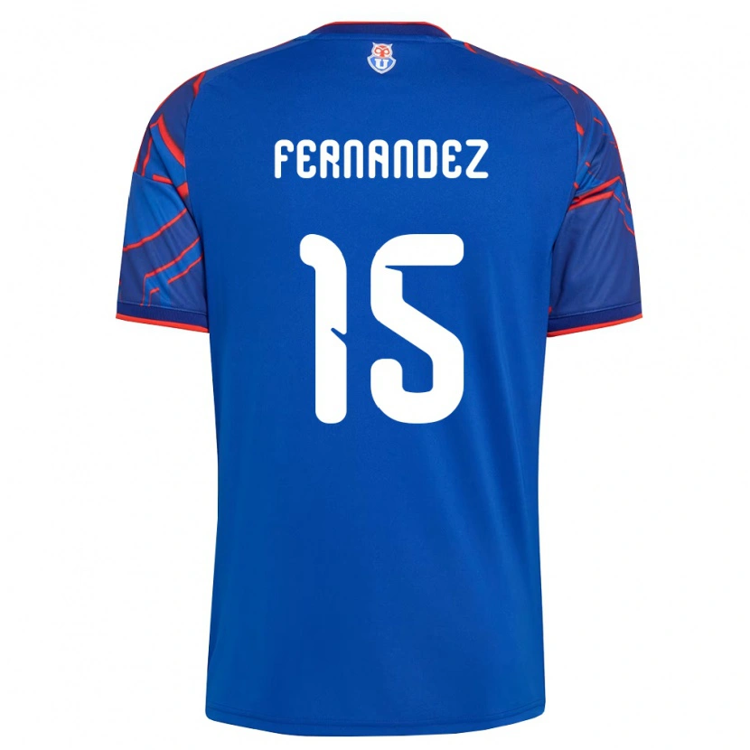 Danxen Kinder Vicente Fernández #15 Königsblau Rot Heimtrikot Trikot 2026/27 T-Shirt