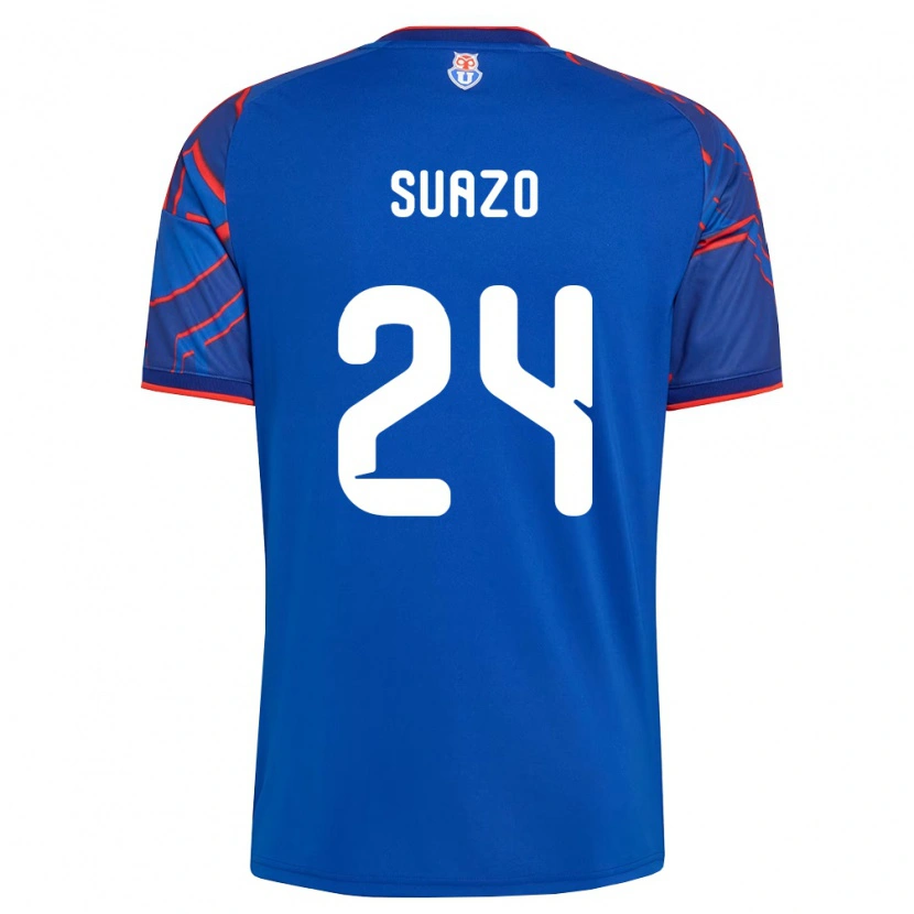 Danxen Kinder Arantza Suazo #24 Königsblau Rot Heimtrikot Trikot 2026/27 T-Shirt