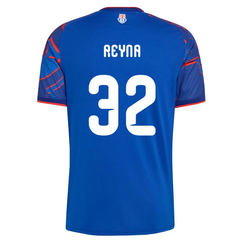 Danxen Kinder Gonzalo Reyna #32 Königsblau Rot Heimtrikot Trikot 2026/27 T-Shirt