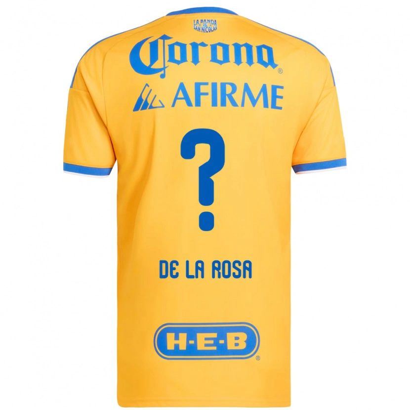 Danxen Kinder Luis De La Rosa #0 Gelb Blau Heimtrikot Trikot 2026/27 T-Shirt