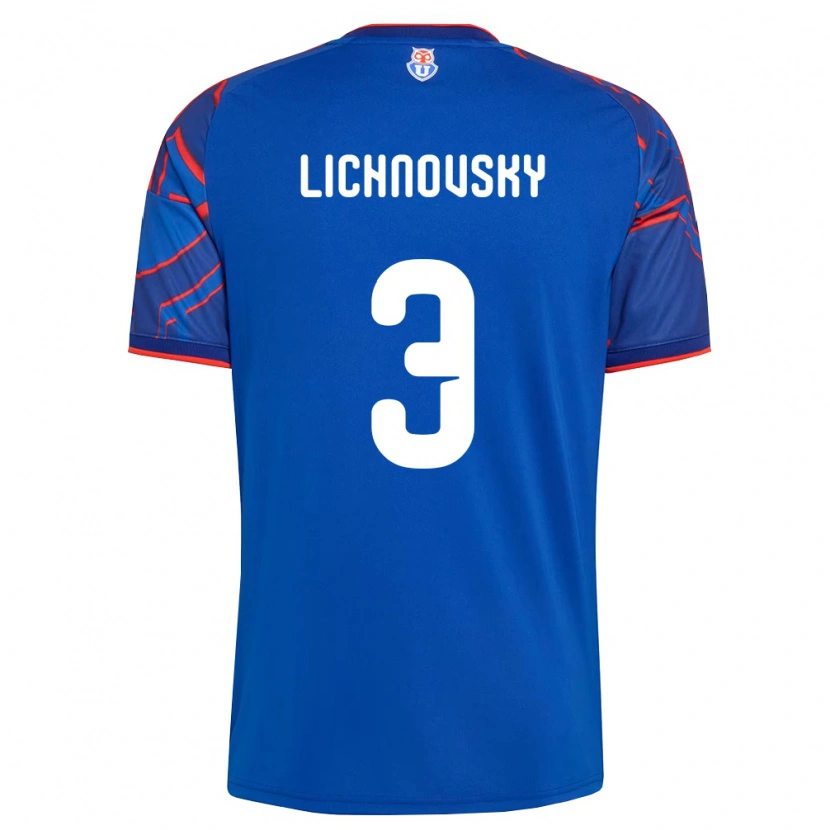 Danxen Kinder Igor Lichnovsky #3 Königsblau Rot Heimtrikot Trikot 2026/27 T-Shirt