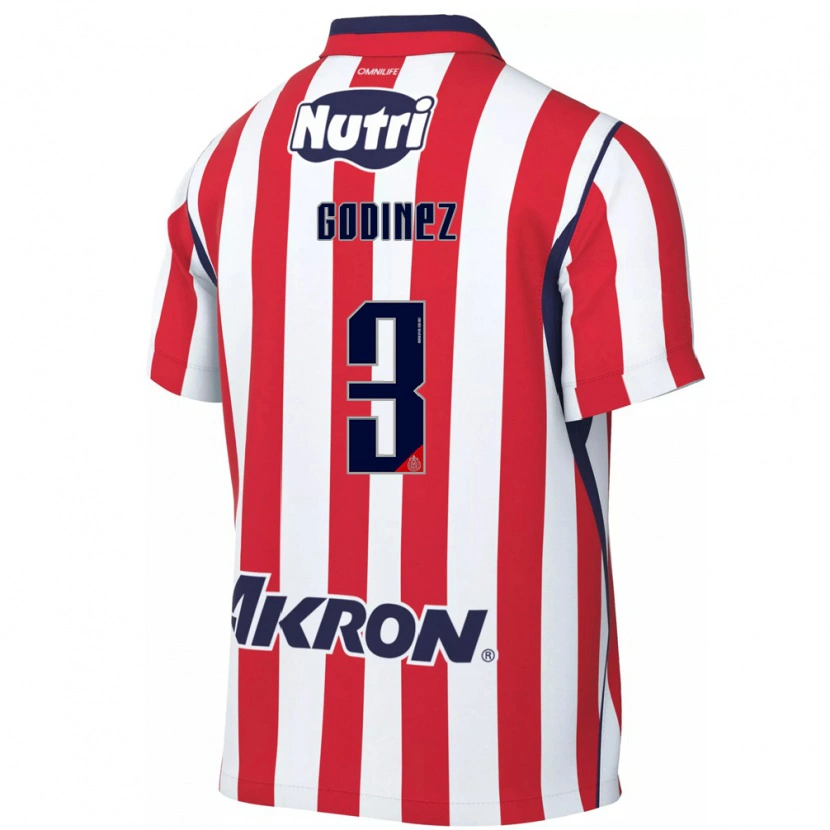 Danxen Kinder Damaris Godínez #3 Rot Weiß Heimtrikot Trikot 2026/27 T-Shirt