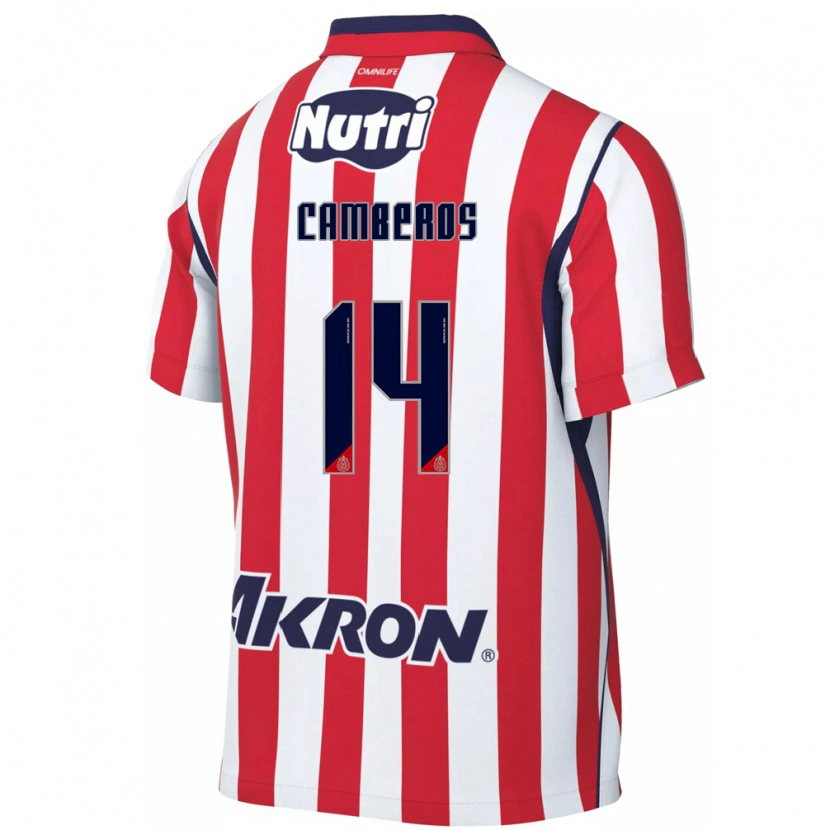 Danxen Kinder Hugo Camberos #14 Rot Weiß Heimtrikot Trikot 2026/27 T-Shirt