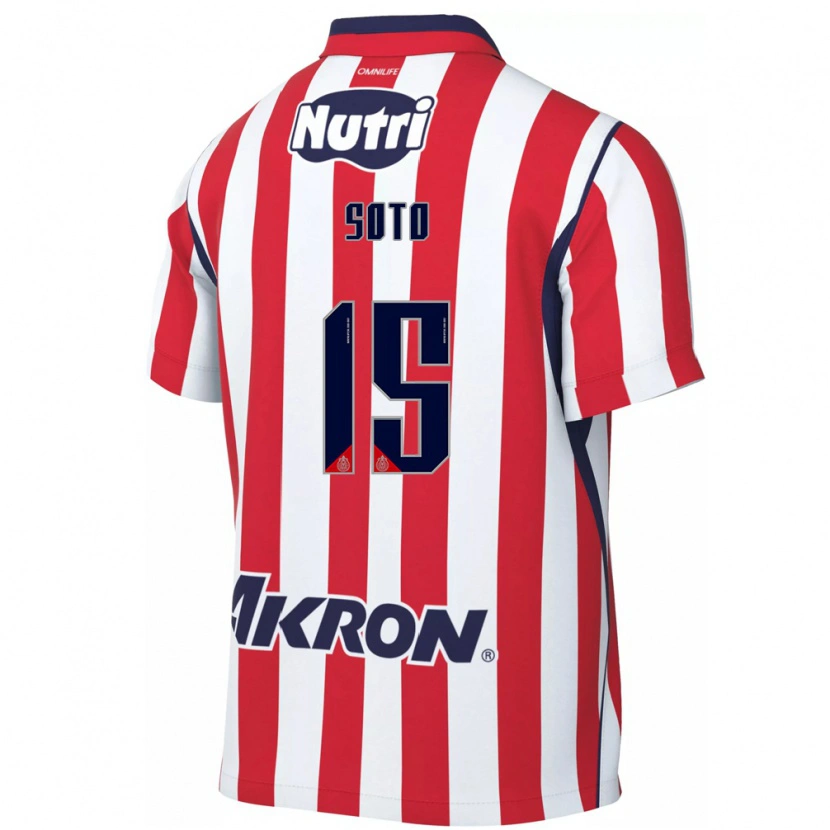 Danxen Kinder Rubí Soto #15 Rot Weiß Heimtrikot Trikot 2026/27 T-Shirt