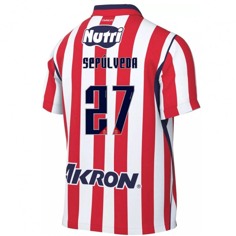 Danxen Kinder Leonardo Sepúlveda #27 Rot Weiß Heimtrikot Trikot 2026/27 T-Shirt