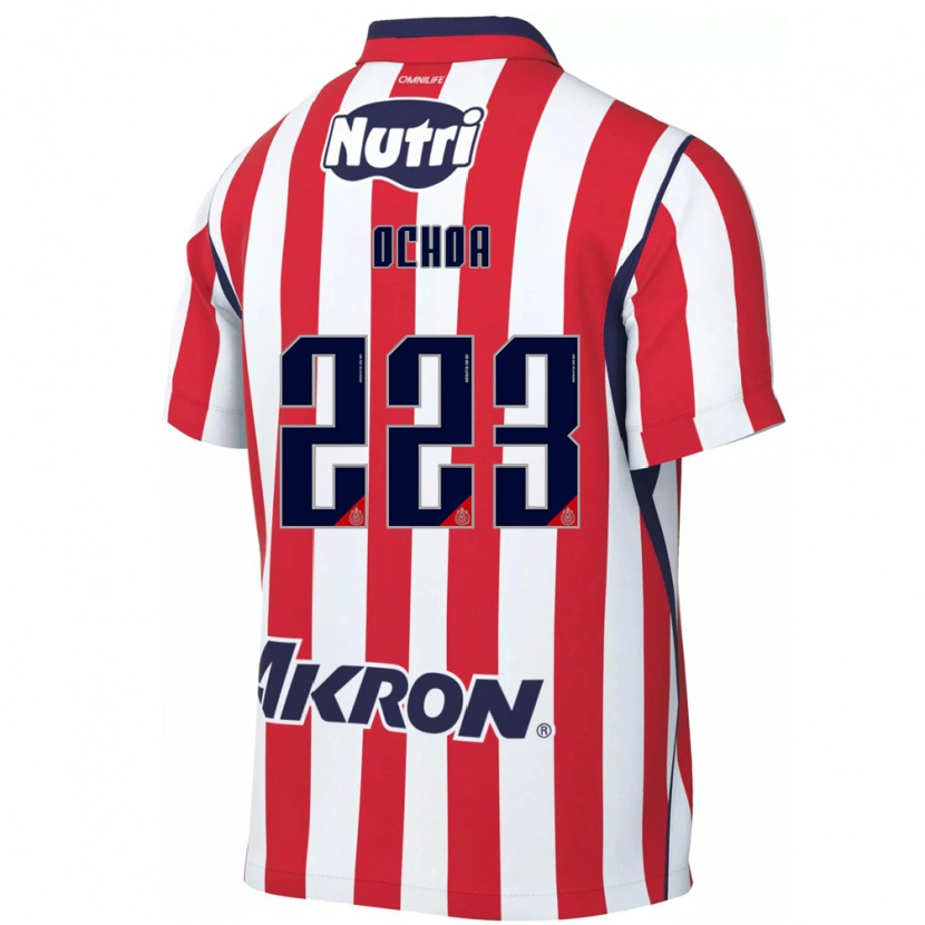 Danxen Kinder Diego Ochoa #223 Rot Weiß Heimtrikot Trikot 2026/27 T-Shirt
