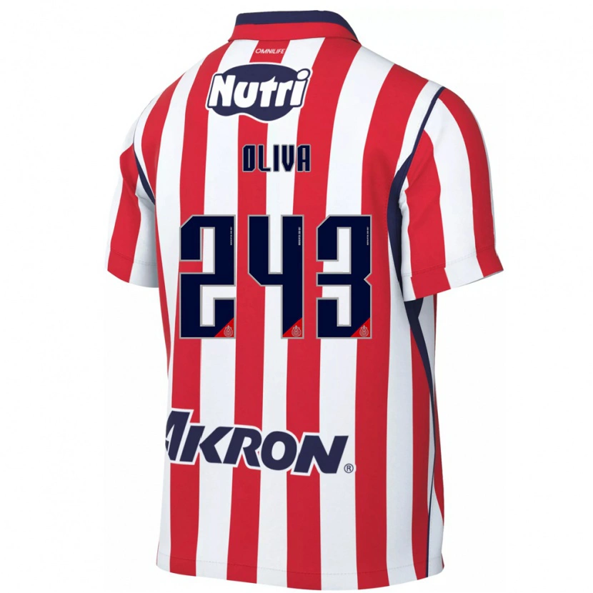 Danxen Kinder Diego Oliva #243 Rot Weiß Heimtrikot Trikot 2026/27 T-Shirt