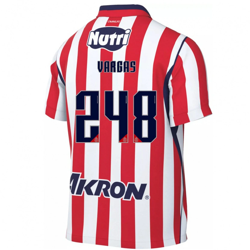 Danxen Kinder Uziel Vargas #248 Rot Weiß Heimtrikot Trikot 2026/27 T-Shirt