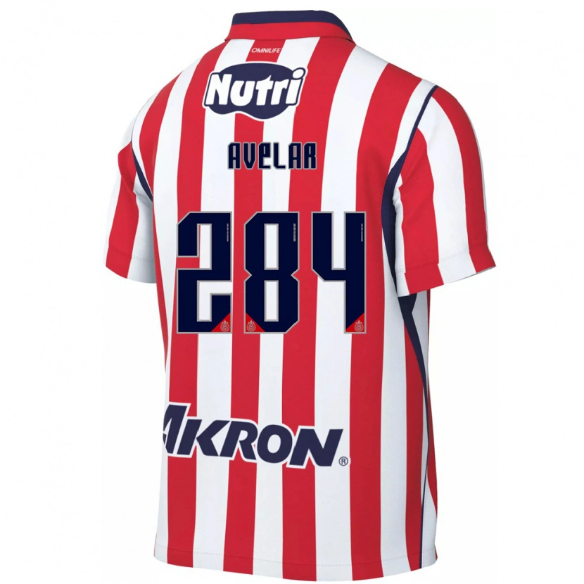 Danxen Kinder Dylan Avelar #284 Rot Weiß Heimtrikot Trikot 2026/27 T-Shirt