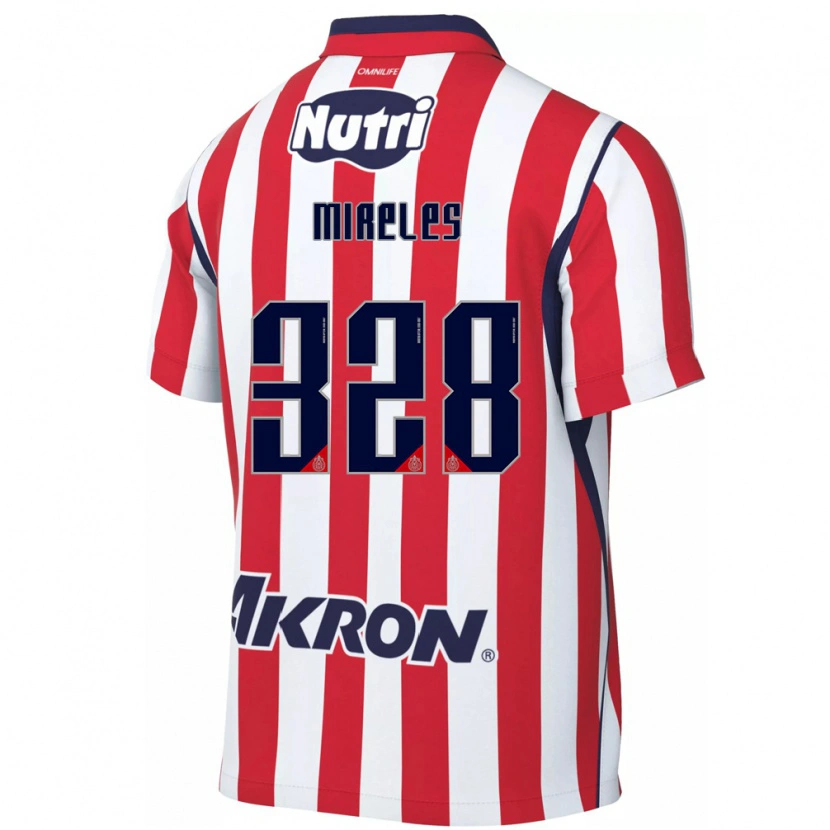 Danxen Kinder Ricardo Mireles #328 Rot Weiß Heimtrikot Trikot 2026/27 T-Shirt