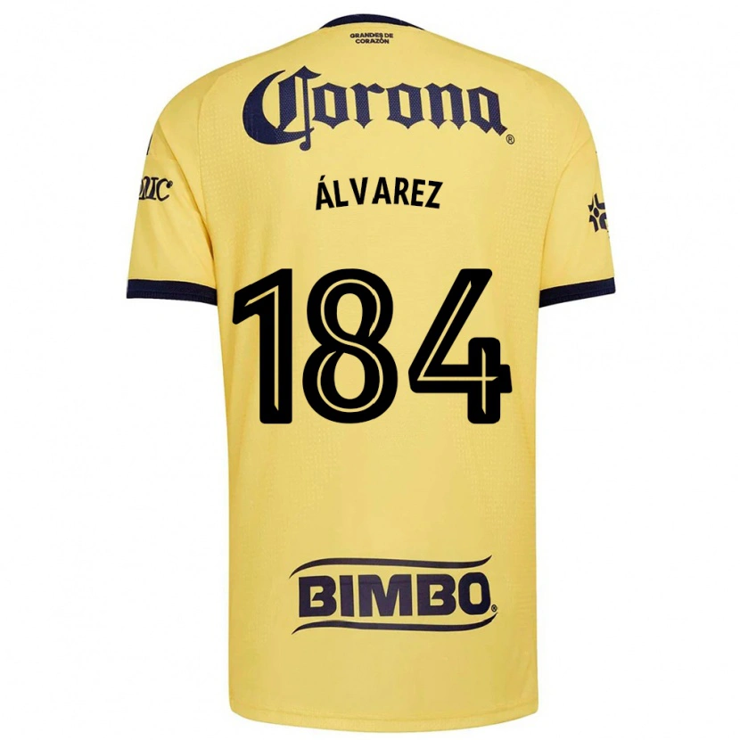 Danxen Kinder Antonio Álvarez #184 Gelb Rot Schwarz Heimtrikot Trikot 2026/27 T-Shirt