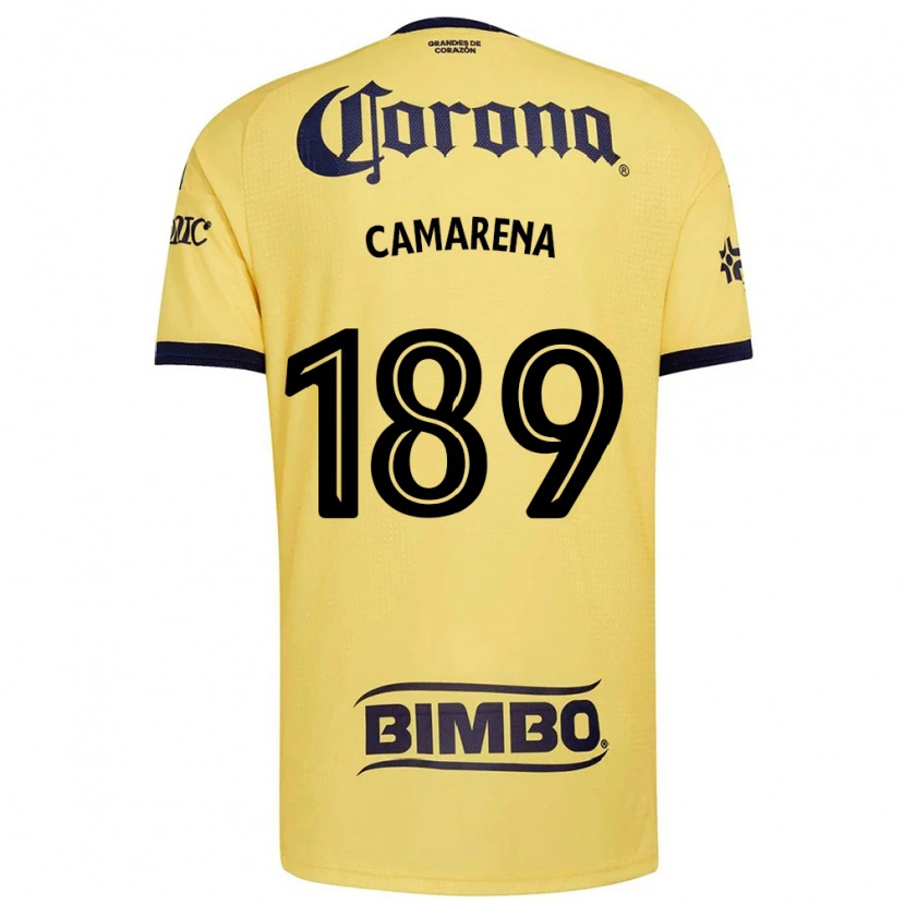 Danxen Kinder Luis Camarena #189 Gelb Rot Schwarz Heimtrikot Trikot 2026/27 T-Shirt