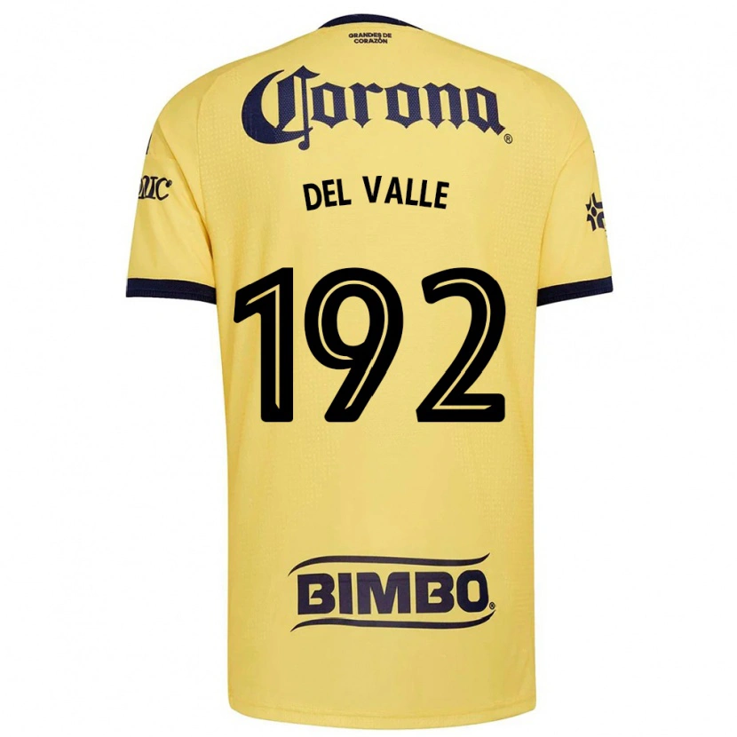 Danxen Kinder Yonathan Del Valle #192 Gelb Rot Schwarz Heimtrikot Trikot 2026/27 T-Shirt