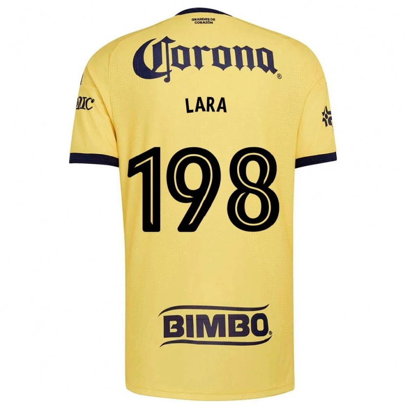 Danxen Kinder Guadalupe Lara #198 Gelb Rot Schwarz Heimtrikot Trikot 2026/27 T-Shirt