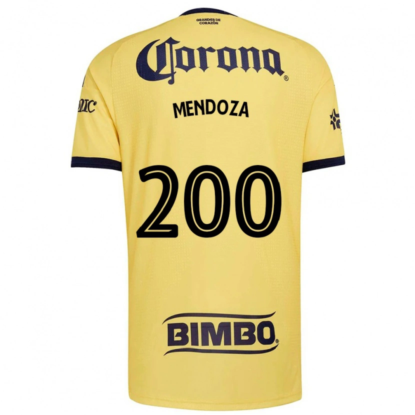 Danxen Kinder Luis Mendoza #200 Gelb Rot Schwarz Heimtrikot Trikot 2026/27 T-Shirt