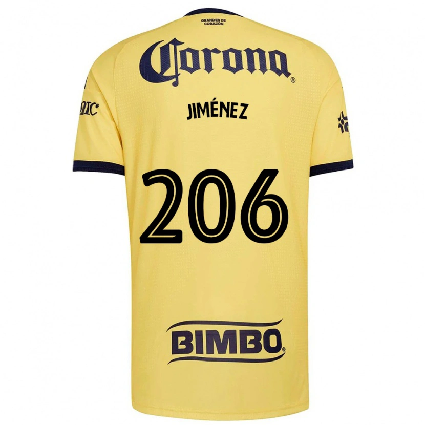 Danxen Kinder Derek Jiménez #206 Gelb Rot Schwarz Heimtrikot Trikot 2026/27 T-Shirt