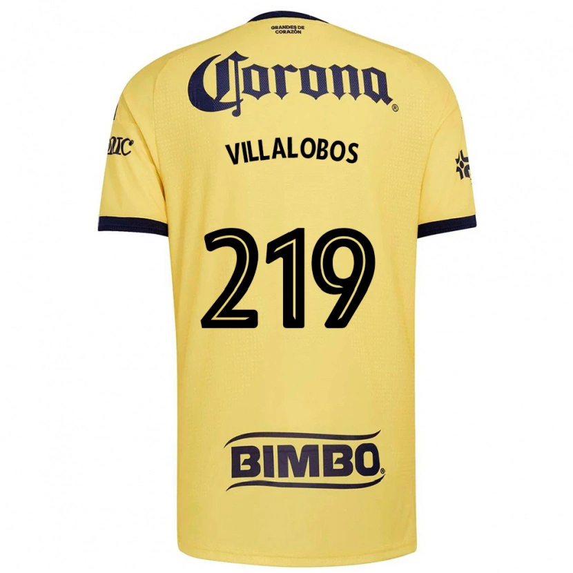 Danxen Kinder Patricio Villalobos #219 Gelb Rot Schwarz Heimtrikot Trikot 2026/27 T-Shirt