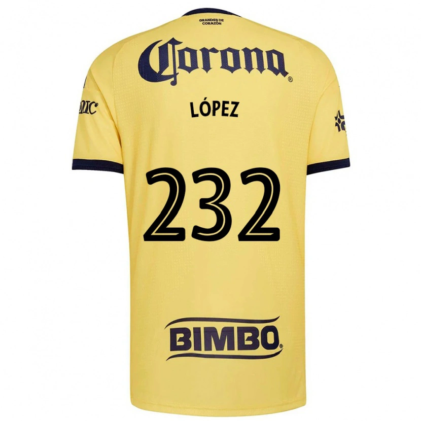 Danxen Kinder Rodrigo López #232 Gelb Rot Schwarz Heimtrikot Trikot 2026/27 T-Shirt