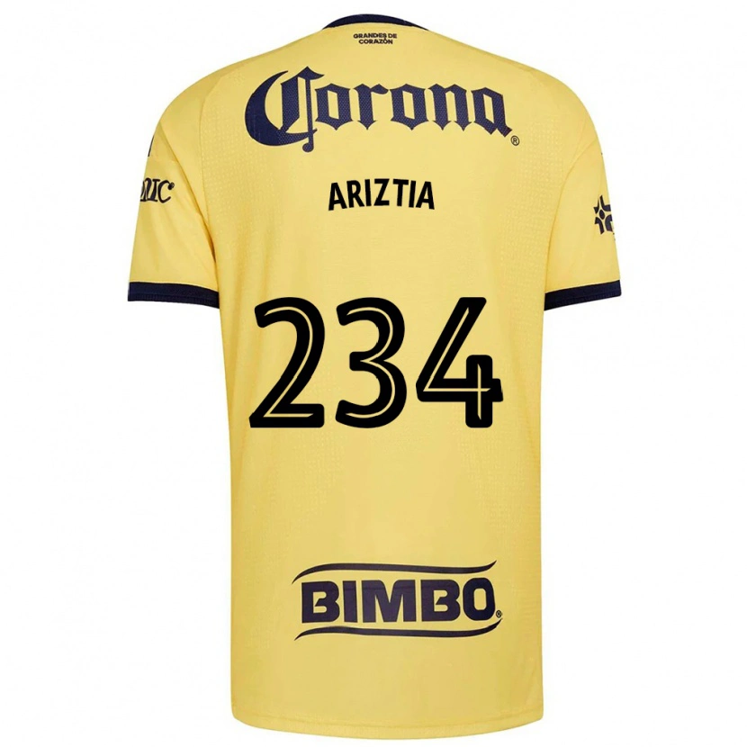 Danxen Kinder Íñigo Ariztia #234 Gelb Rot Schwarz Heimtrikot Trikot 2026/27 T-Shirt