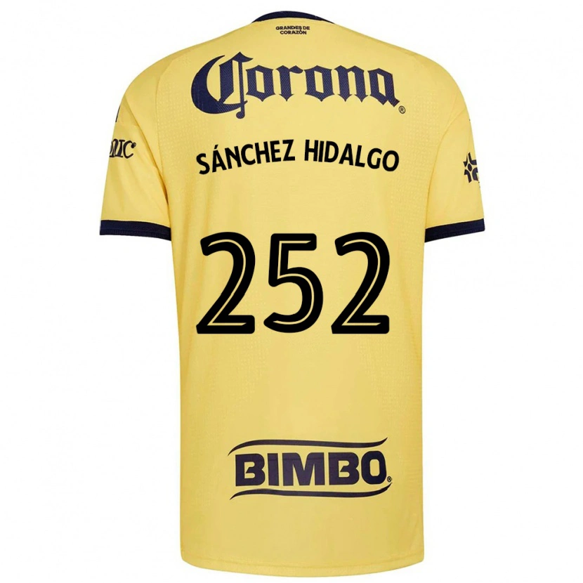 Danxen Kinder Horacio Sánchez Hidalgo #252 Gelb Rot Schwarz Heimtrikot Trikot 2026/27 T-Shirt