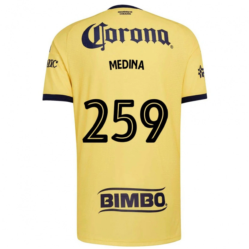 Danxen Kinder Sebastián Medina #259 Gelb Rot Schwarz Heimtrikot Trikot 2026/27 T-Shirt