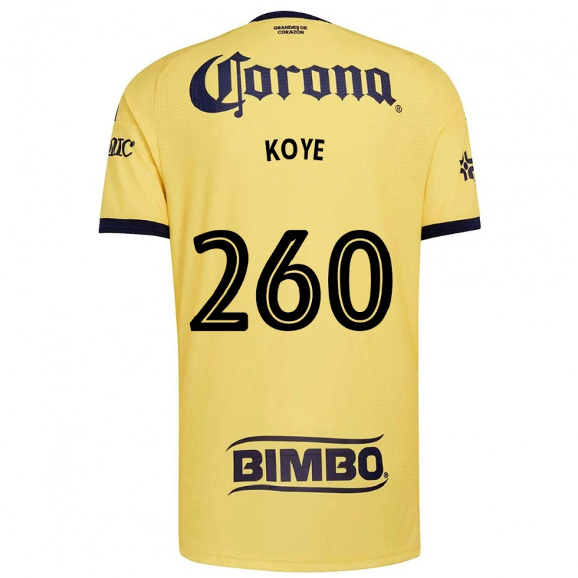 Danxen Kinder Julián Koye #260 Gelb Rot Schwarz Heimtrikot Trikot 2026/27 T-Shirt