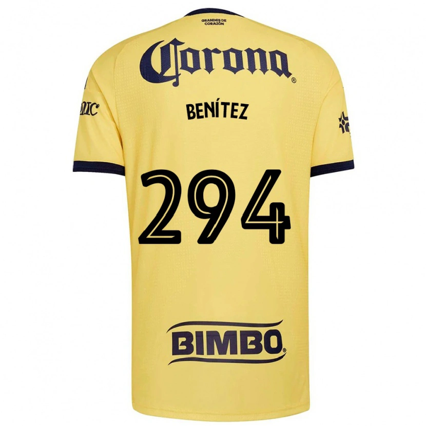 Danxen Kinder Roger Benítez #294 Gelb Rot Schwarz Heimtrikot Trikot 2026/27 T-Shirt