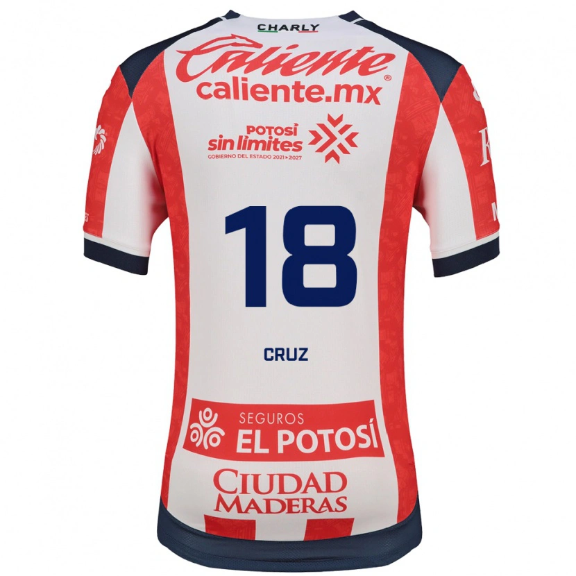 Danxen Kinder Aldo Cruz #18 Rot Weiß Schwarz Heimtrikot Trikot 2026/27 T-Shirt