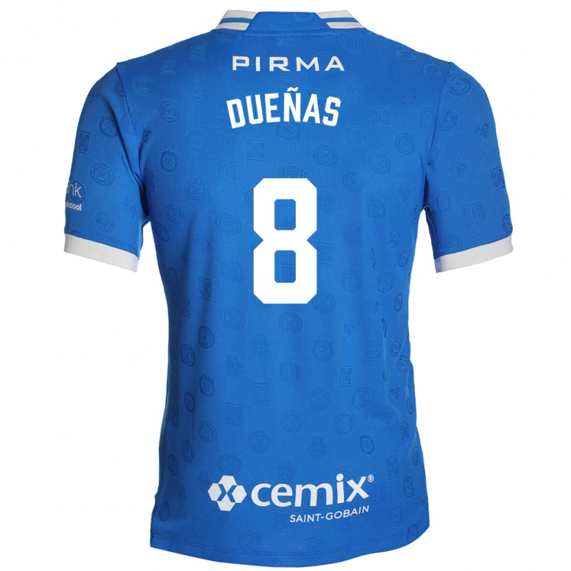 Danxen Kinder Jesus Duenas #8 Blau Weiß Rot Heimtrikot Trikot 2026/27 T-Shirt