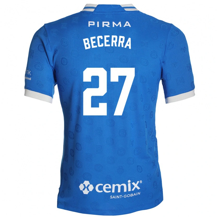 Danxen Kinder Ana Becerra #27 Blau Weiß Rot Heimtrikot Trikot 2026/27 T-Shirt