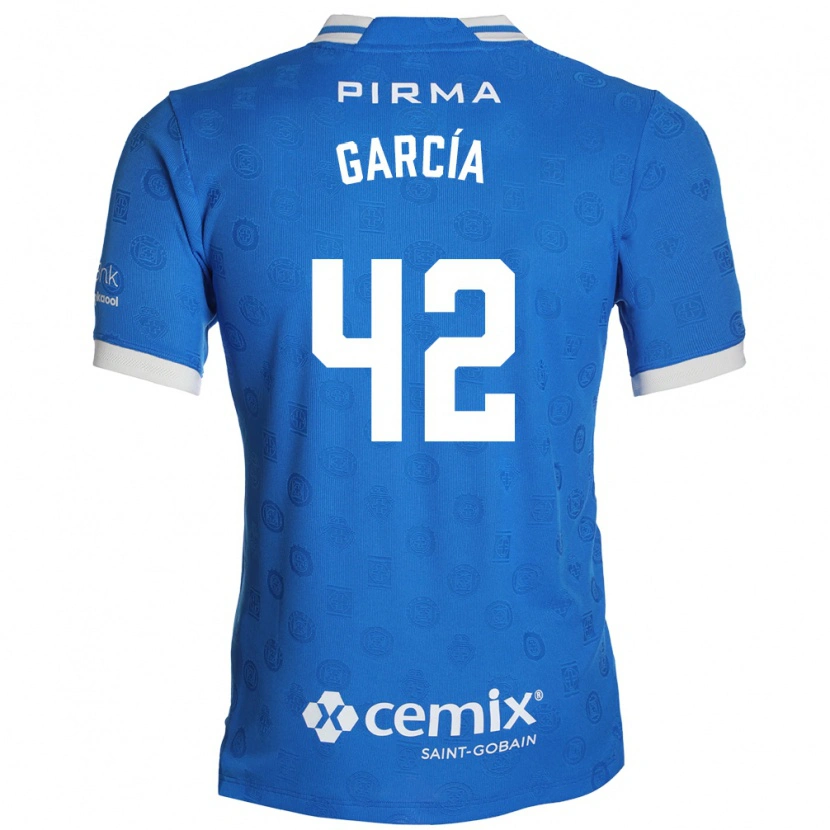 Danxen Kinder Jorge García #42 Blau Weiß Rot Heimtrikot Trikot 2026/27 T-Shirt