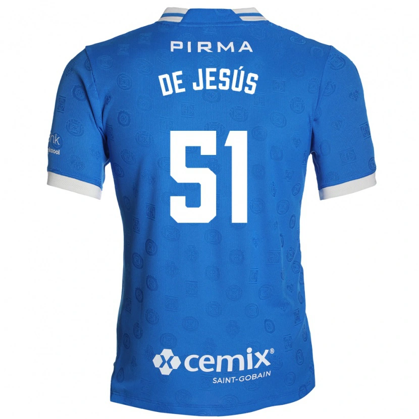 Danxen Kinder Luis De Jesús #51 Blau Weiß Rot Heimtrikot Trikot 2026/27 T-Shirt