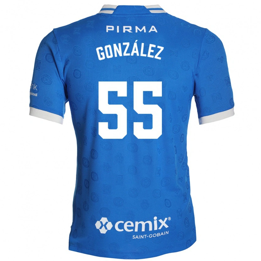 Danxen Kinder Rogelio González #55 Blau Weiß Rot Heimtrikot Trikot 2026/27 T-Shirt