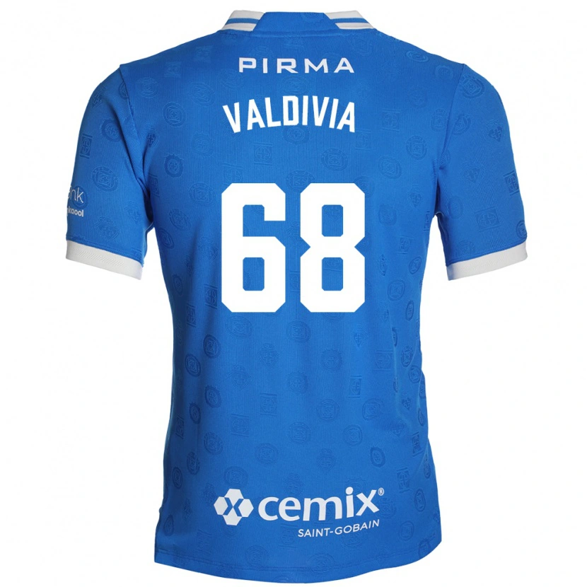 Danxen Kinder Christian Valdivia #68 Blau Weiß Rot Heimtrikot Trikot 2026/27 T-Shirt
